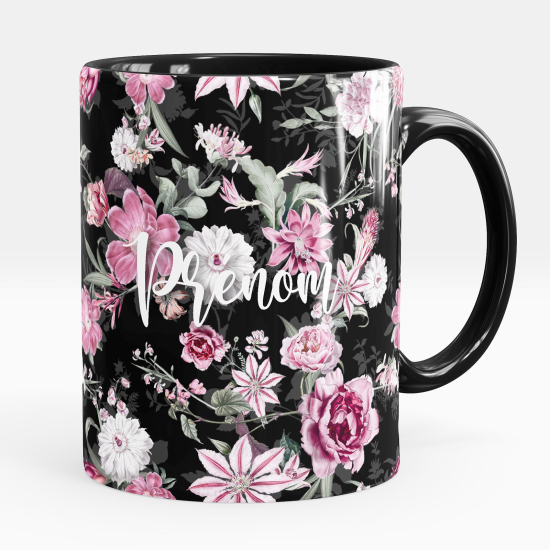 Taza personalizada - Flores