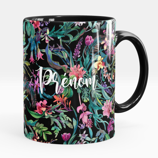 Taza personalizada - Flores