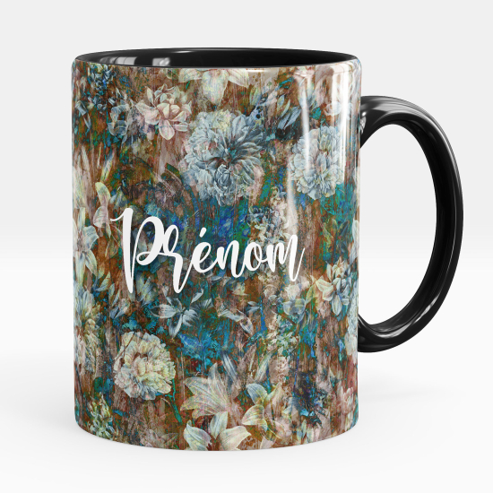 Taza personalizada - Flores