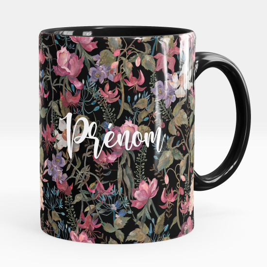 Taza personalizada - Flores