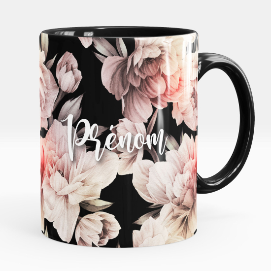 Taza personalizada - Flores