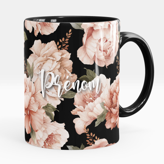 Taza personalizada - Flores