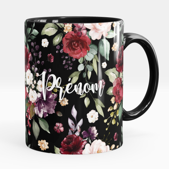 Taza personalizada - Flores