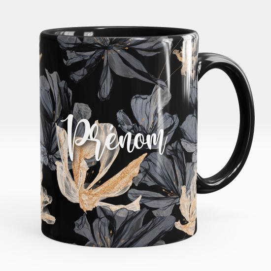 Taza personalizada - Flores
