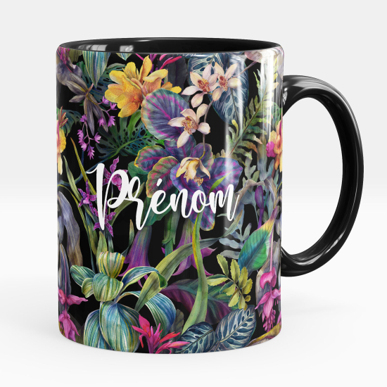 Taza personalizada - Flores