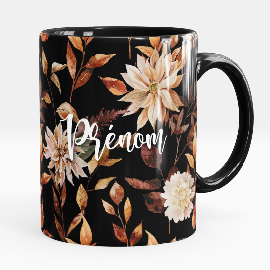 Taza personalizada - Flores