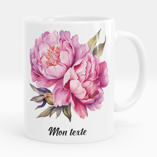 Taza personalizada - Flores