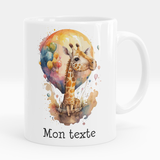 Taza personalizada - Jirafa Globos