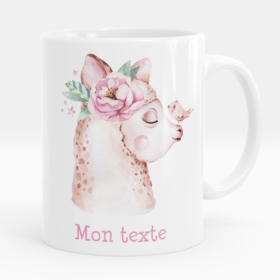 Taza personalizada - Lama flor