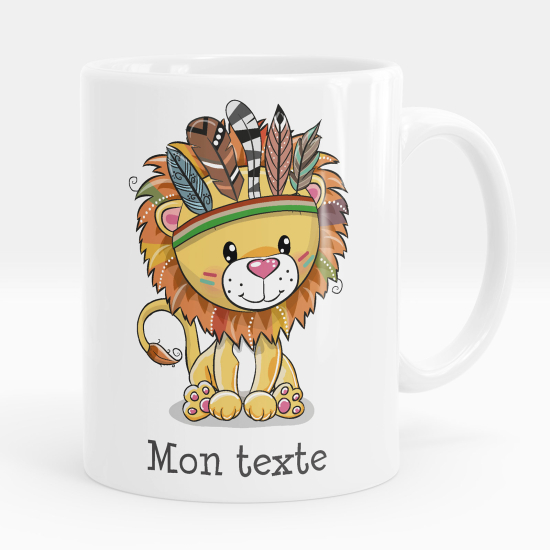 Taza personalizada - León indio