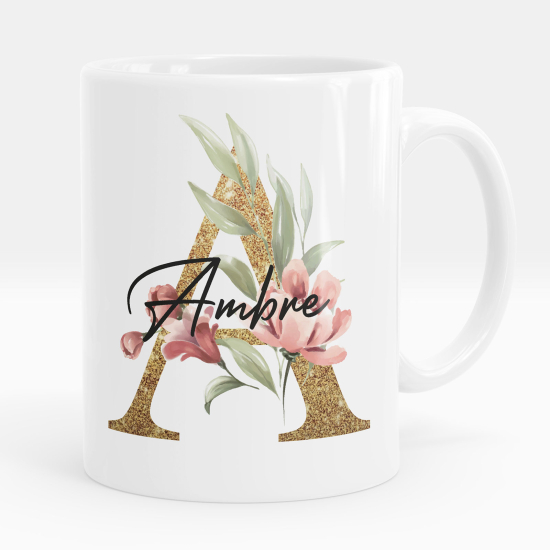 Taza personalizada - Letra A