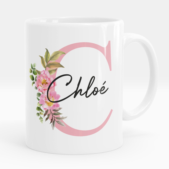 Taza personalizada - Letra C