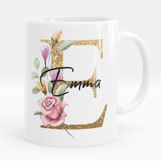 Taza personalizada - Letra E