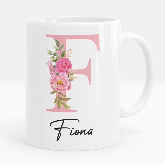 Taza personalizada - Letra F