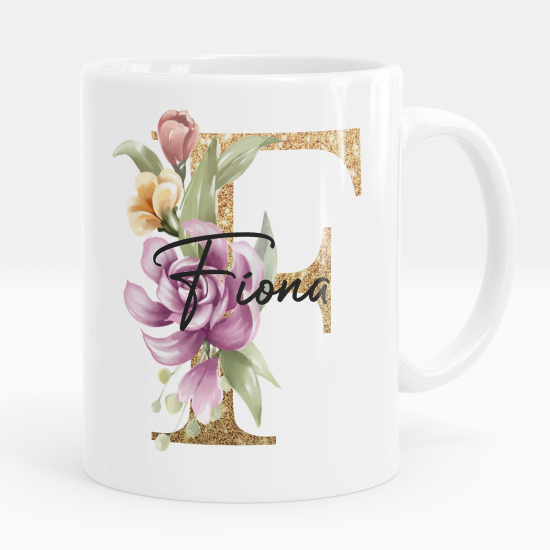 Taza personalizada - Letra F