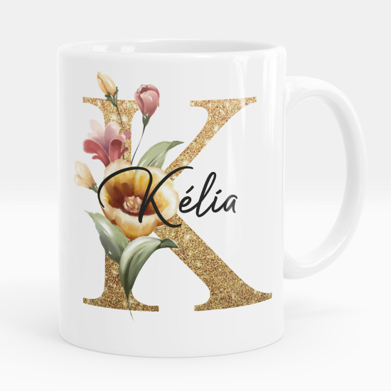Taza personalizada - Letra K