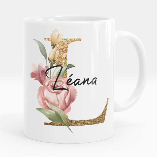 Taza personalizada - Letra L