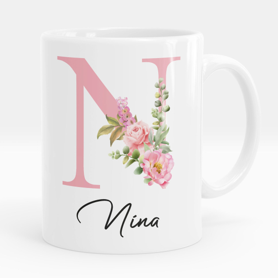 Taza personalizada - Letra N