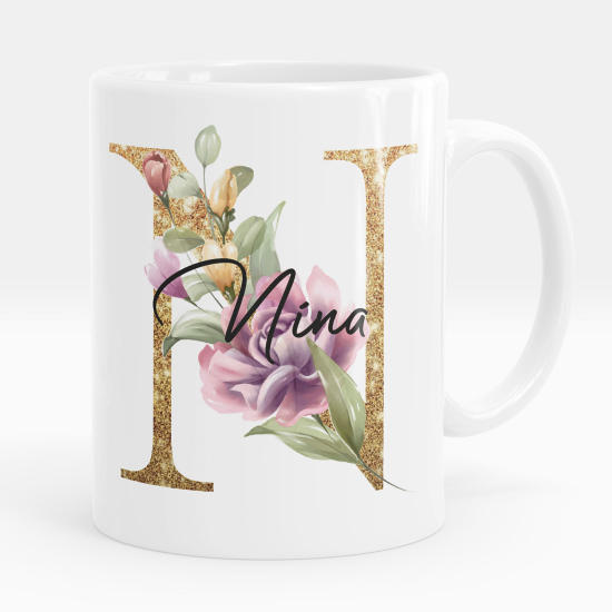 Taza personalizada - Letra N