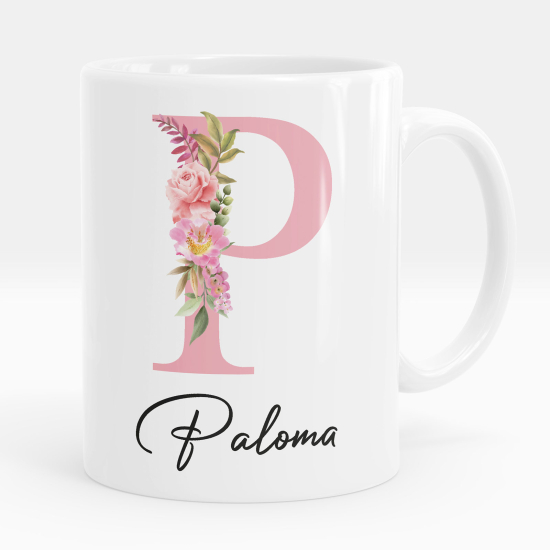 Taza personalizada - Letra P