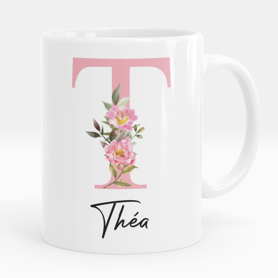 Taza personalizada - Letra T