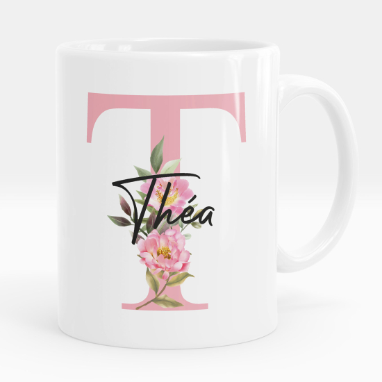 Taza personalizada - Letra T