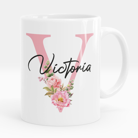 Taza personalizada - Letra V