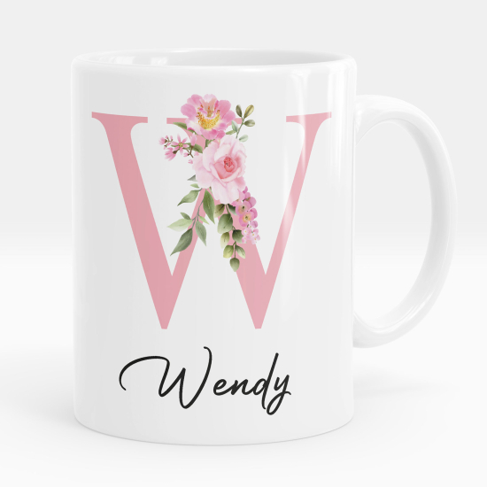 Taza personalizada - Letra W