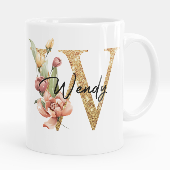 Taza personalizada - Letra W