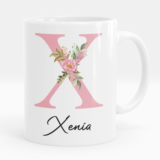 Taza personalizada - Letra X