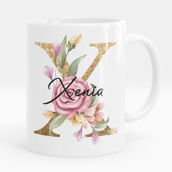 Taza personalizada - Letra X