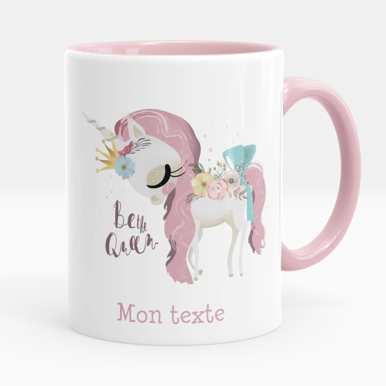 Taza personalizada - Licorne sea la reina