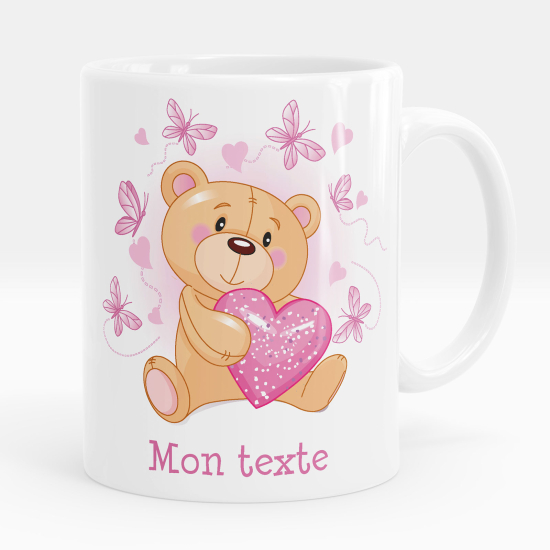 Taza personalizada - Osito corazón