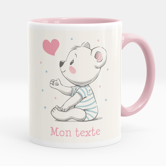 Taza personalizada - Osito corazón