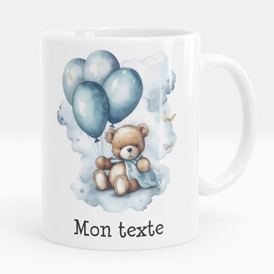 Taza personalizada - Osito Globos