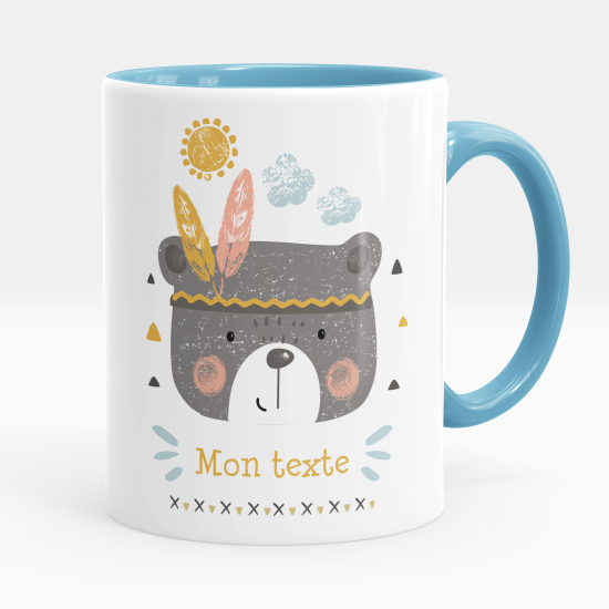 Taza personalizada - Osito indio