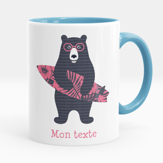 Taza personalizada - Ositos surf
