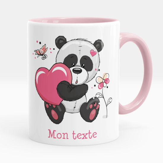 Taza personalizada - Panda corazón