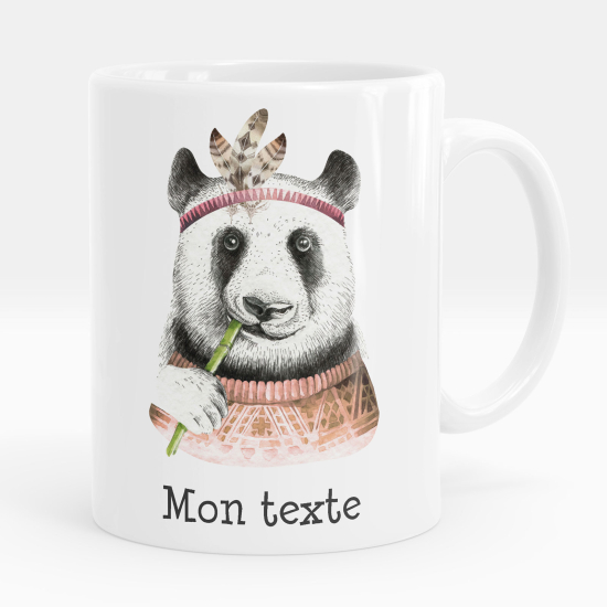 Taza personalizada - Panda indio