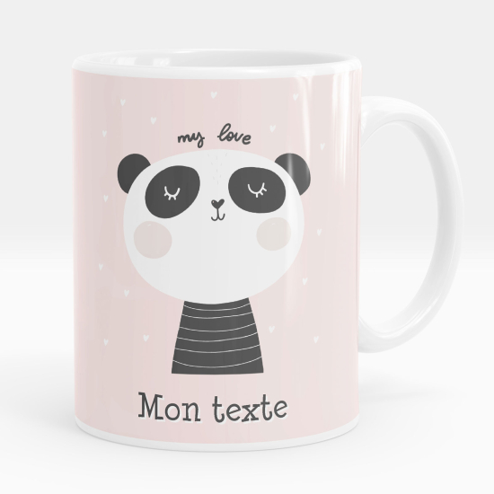 Taza personalizada - Panda mi amor