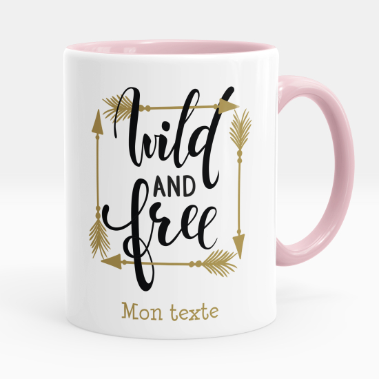 Taza personalizada - Salvaje y libre