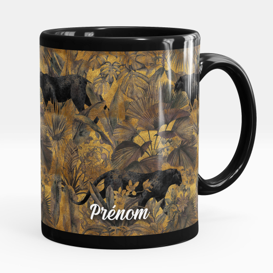 Taza personalizada totalmente negra - Sabana