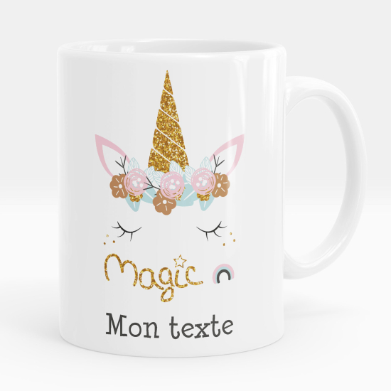 Taza personalizada - Unicornios mágicos