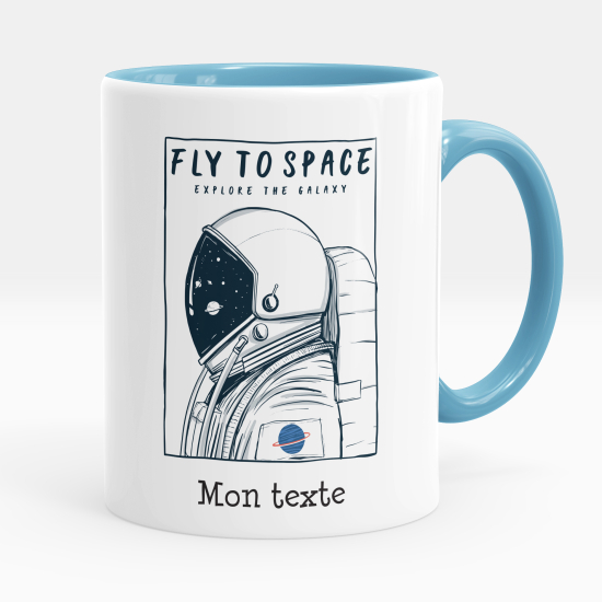 Taza personalizada - Vuela al espacio