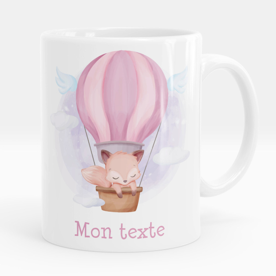 Taza personalizada - Zorro aerostático