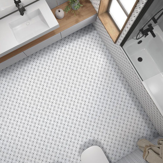 Vinilo Adhesivo antideslizante para baldosas  - Efecto Mosaico