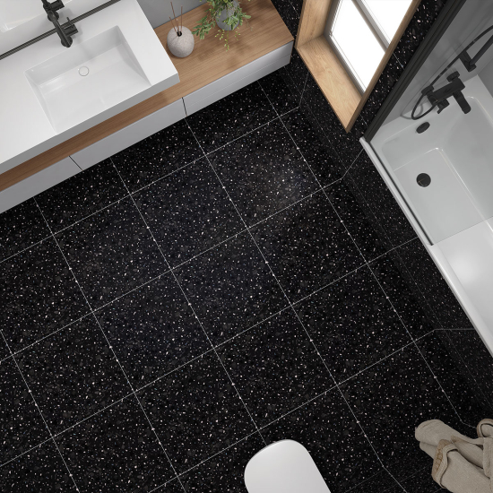 Vinilo Adhesivo antideslizante para baldosas  - Motivo Terrazzo