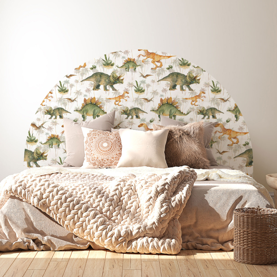 Vinilo Adhesivo Cabecero de dormitorio infantil - Dinosaurios