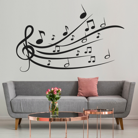 Vinilo Adhesivo Decorativo - Alcance musical