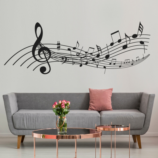 Vinilo Adhesivo Decorativo - Alcance musical